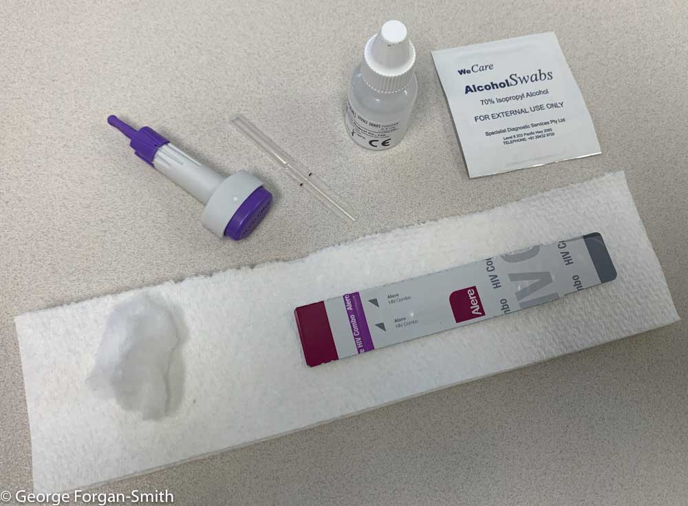 rapid hiv test Melbourne
